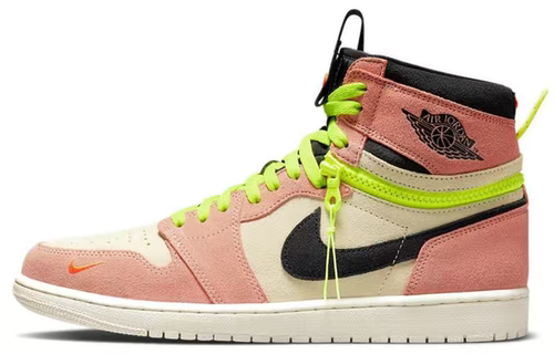 Air Jordan 1 High Switch 杏粉 拉链 CW6576-800