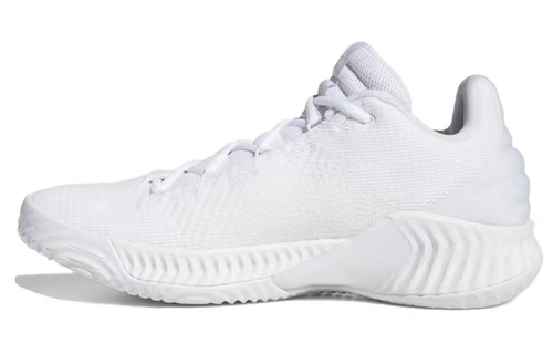 adidas Pro Bounce 2018 Low 减震防滑 低帮实战篮球鞋 白FW0903