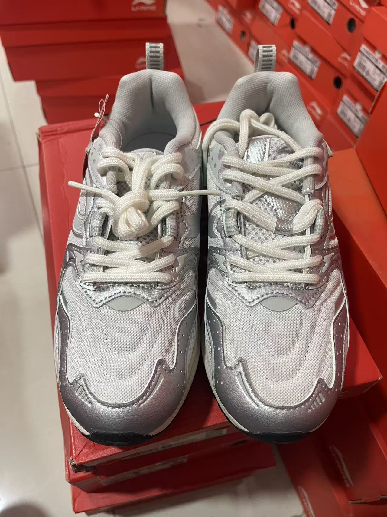 李宁 92 Cici 耐磨 防滑 休闲运动 增高鞋AGCS278-3  key仓库实拍