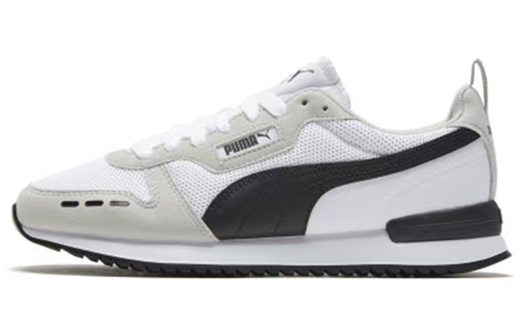 PUMA R78系列 低帮 跑步鞋 男女同款 白色 373117-02