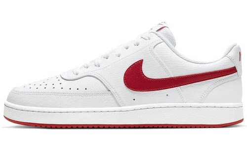 耐克Nike Court Vision复古缓震板鞋男款白红色CD5463-102