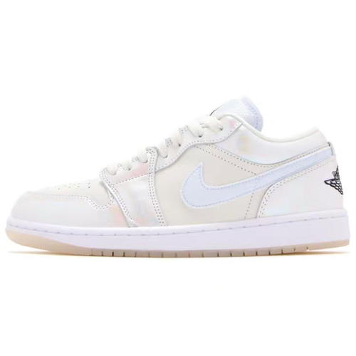 Jordan Air防滑耐磨 低帮 复古篮球鞋 女款 白棕色 HF4080-001