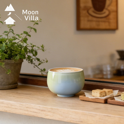 高温原矿釉渐变陶瓷手握咖啡杯