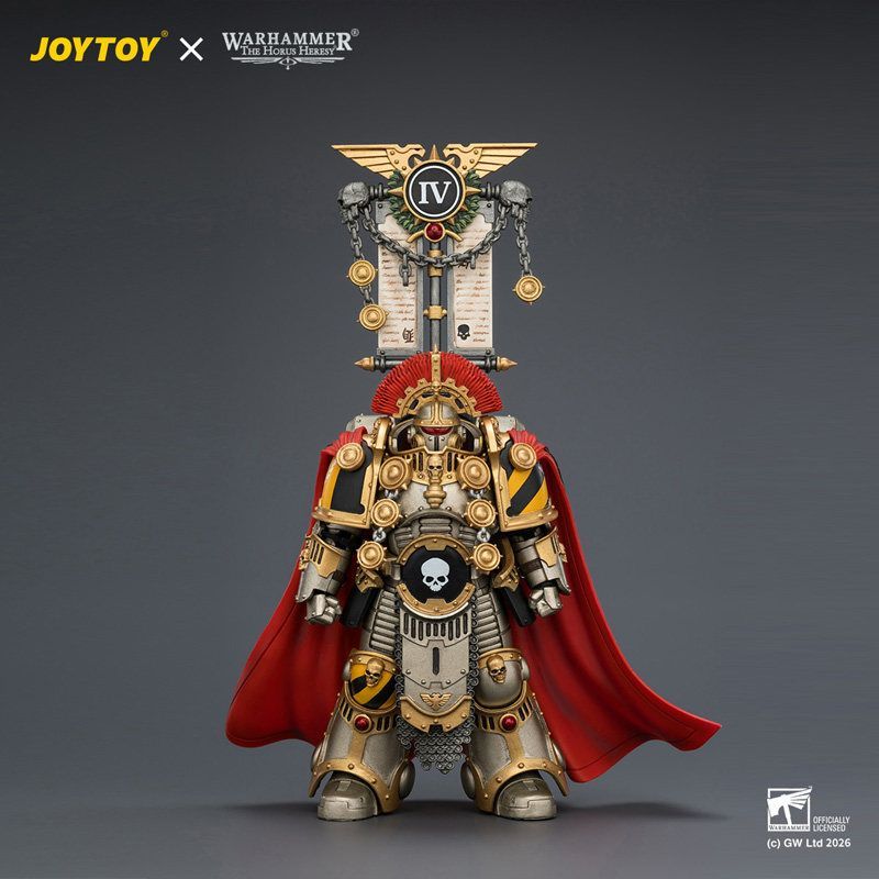 JOYTOY现货暗源战锤荷鲁斯之乱钢铁勇士百夫长1:18可动兵人模玩男