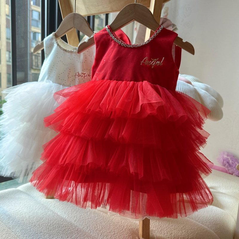 25花童礼服新款公主裙女童女童婚纱洋气裙子宝宝生日蓬蓬纱裙夏款,童装/婴儿装/亲子装,儿童礼服,淘宝优惠券,粉丝福利购,淘宝优惠卷