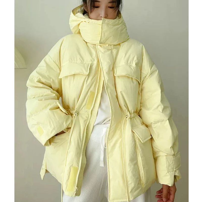 Winter Hooded Parkas Warm Jacket Women Down Cotton Coat Irre