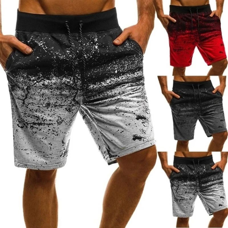 2023 Fashion Men Casual Shorts Fashion Printed Joggers Short