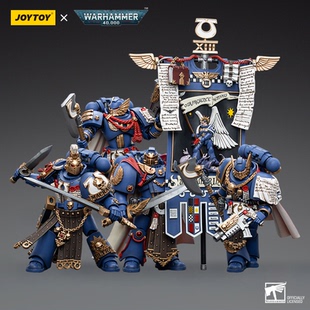 JOYTOY暗源战锤40K极限战士荣耀护卫队四人组可动兵人模玩礼1：18