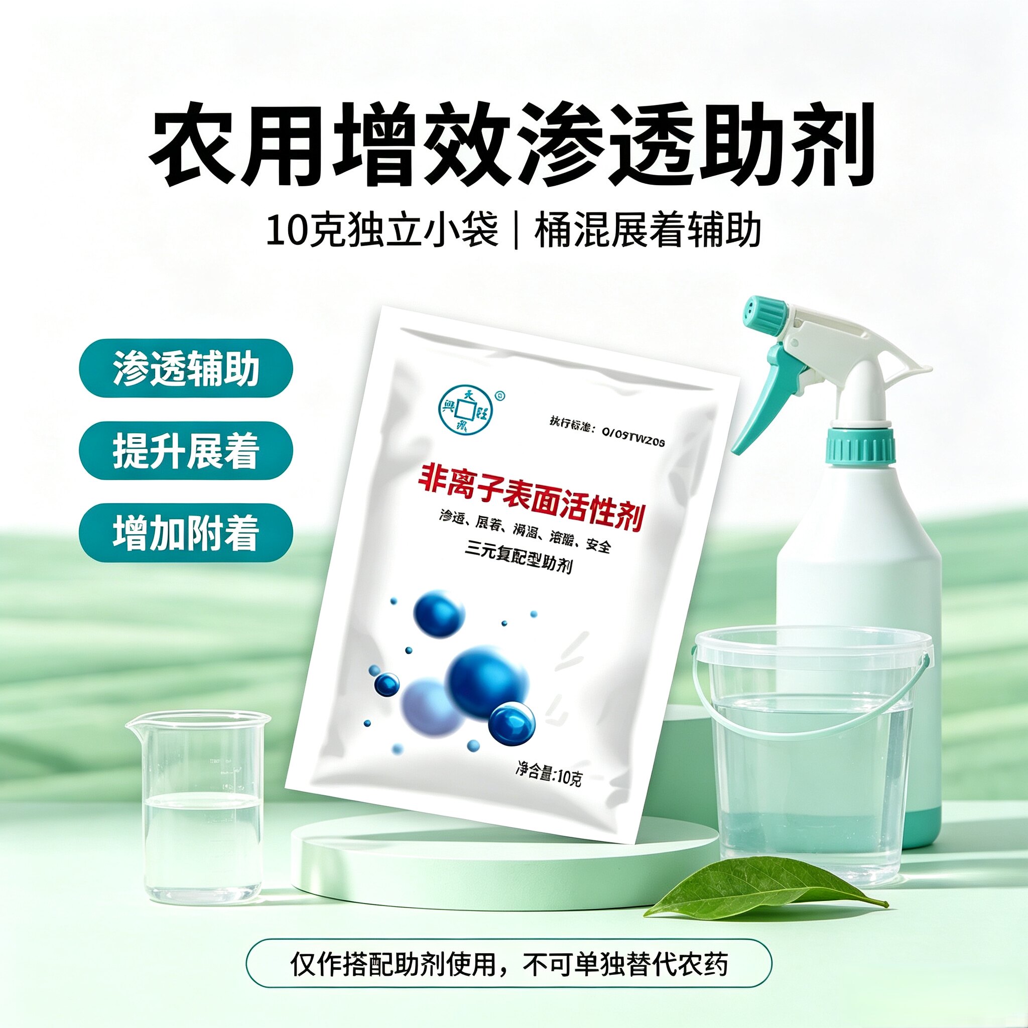 非离子表面活性剂农用桶混助剂溶解快兼容性好利用率高