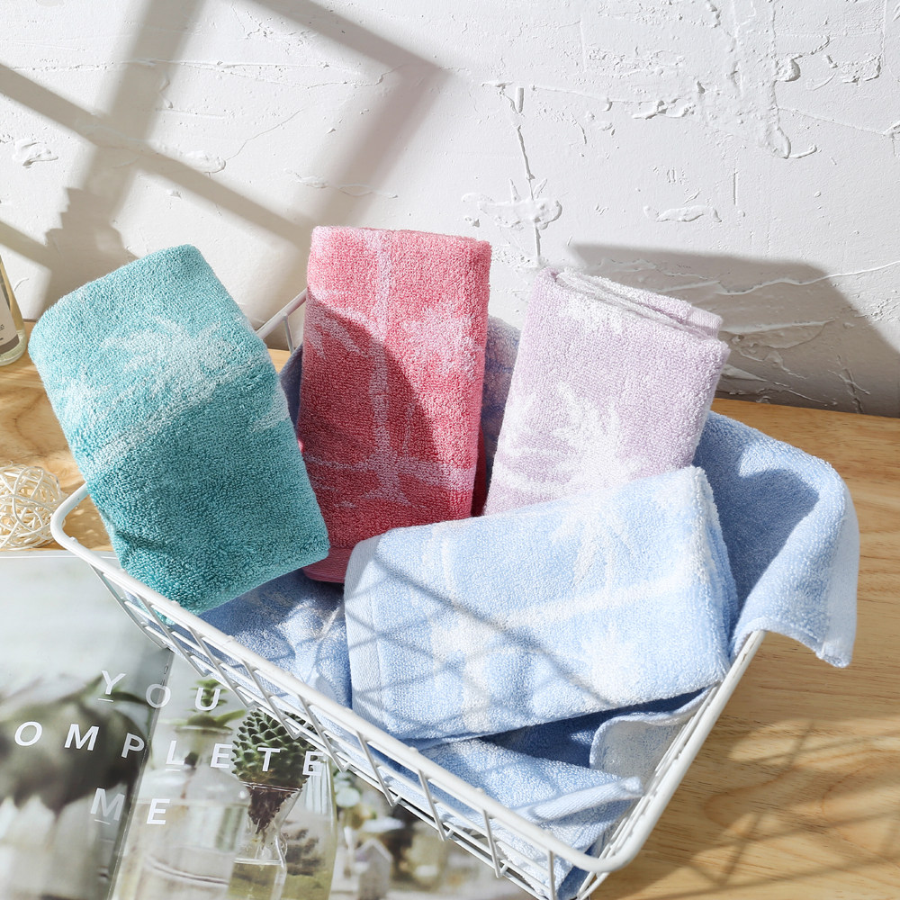 恋木纺木纤维抗菌毛巾洗脸巾家用吸水不掉毛柔软木纤维方巾情侣巾