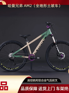 哈曼兄弟AM2气叉版铝合金油刹全地形青少年动作车新款减震防摔