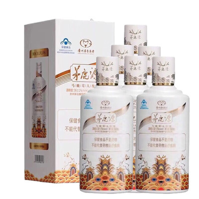 茅鹿源马鹿茸人参酒茅鹿源