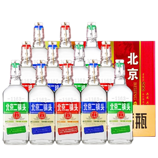 永丰牌北京二锅头出口小方瓶42度清香型白酒500ml*12瓶整箱纯粮食
