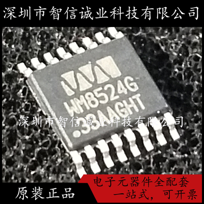 原装正品 WM8524G WM8524CGEDT/R TSSOP16 数模转换芯片 音频