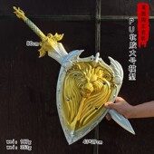 魔兽游戏毁灭之锤PU发泡动漫道具武器模型灭霸刀雷神锤斧子