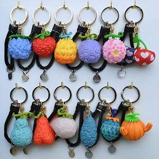 海贼王手办公仔恶魔果实钥匙扣挂件饰品艾斯路飞橡胶尼卡书包潮玩