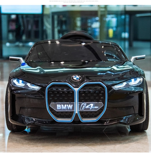 宝马儿童电动车四轮驱动汽车男女小孩带遥控玩具车可坐人宝宝童车