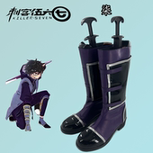 刺客伍六七 动漫漫展定制演出鞋 刺客柒cospaly鞋 漫男二次元
