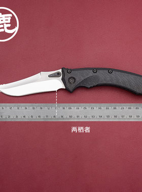美国微技术户外装备小折刀 剑标手工波斯刃镜面折叠小刀两栖者