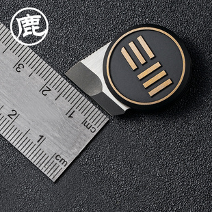 CUDEMAN大象先生WE系列钥匙扣型户外装 备配件挂件多用途直刀20021