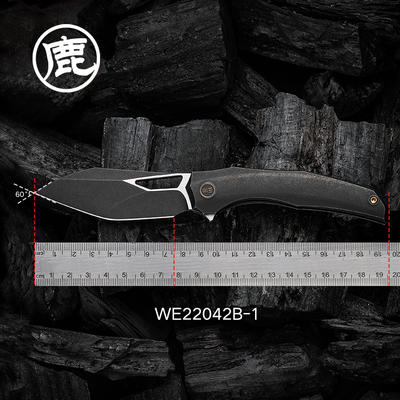 WE KNIFE户外装备小折刀 露营野营多用途装备折叠小刀we22042B