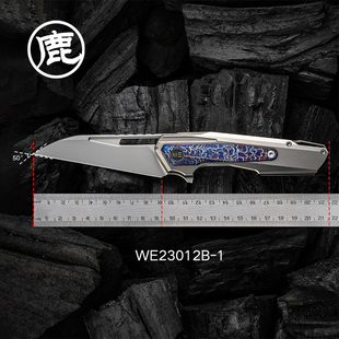 WE KNIFE户外装备小折刀 野营露营多用途工具折叠小刀we23012B
