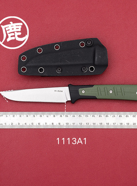 KIZER凯泽户外装备小直刀 野营露营多用途装备直刀1113A1