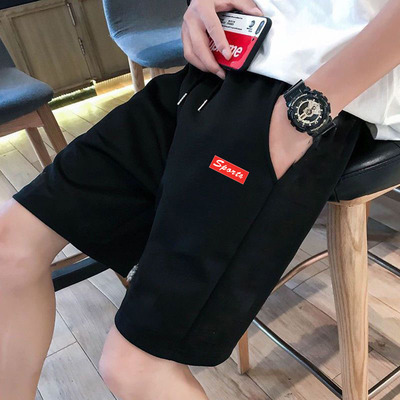 2025夏季新款胖胖哥潮流短裤男士宽松百搭大码港风潮牌学生五分裤