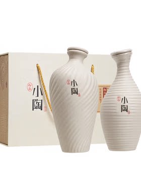 仰韶彩陶坊小陶52度陶融型河南白酒480ml+258ml礼盒装泥陶瓶装