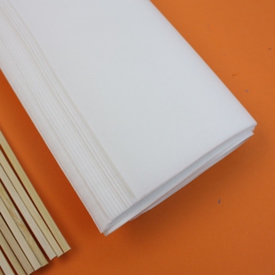 风筝配件大全自己做风筝材料无纺布棉纸白底手工创作涂鸦风筝竹条