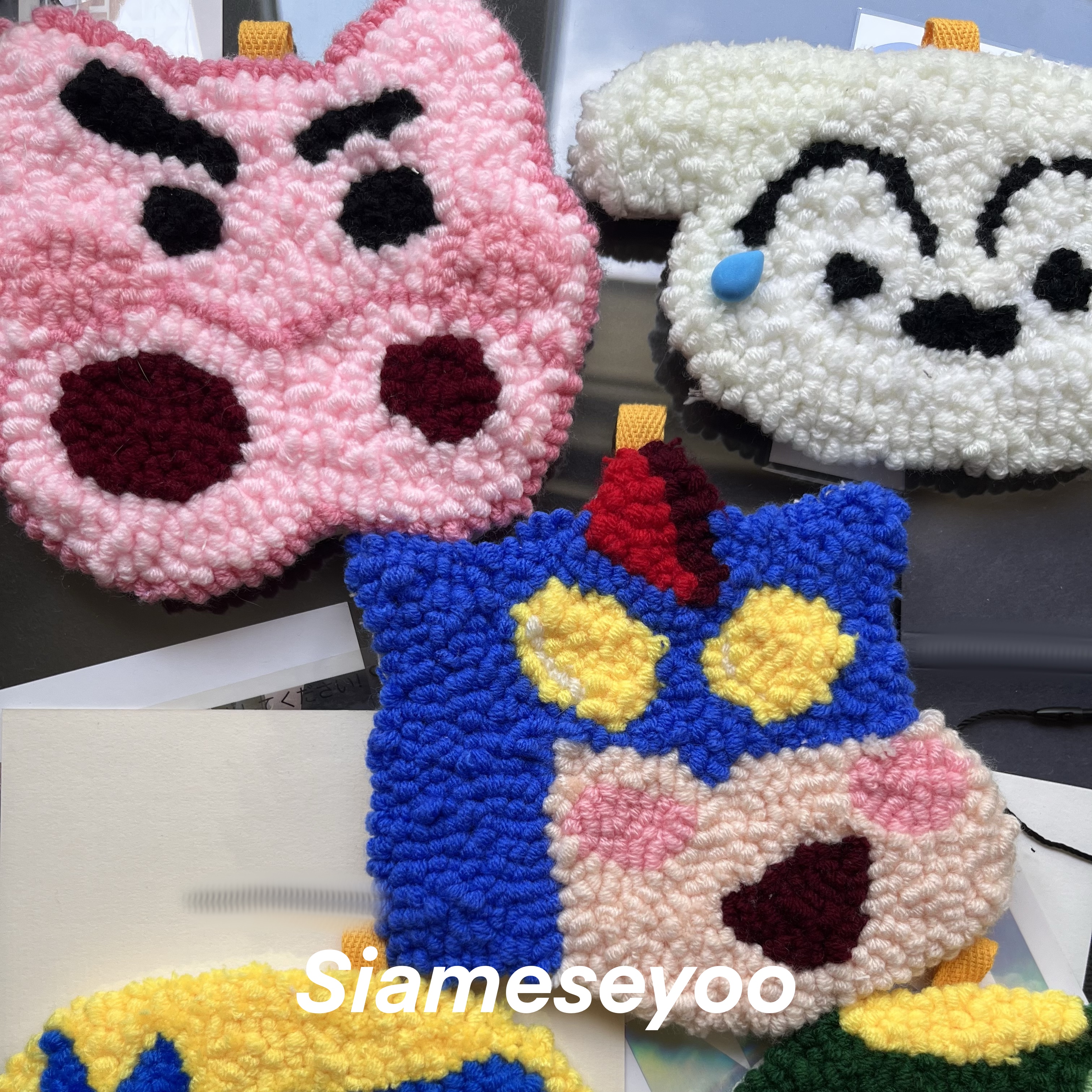 俄罗斯戳戳绣蜡笔小新diy材料包