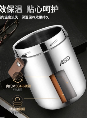 爱仕达保温提锅304不锈钢带盖手提便当盒RWS15TY/RWS20TY