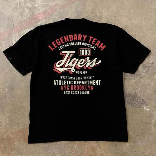 重磅纯棉美式嘻哈短袖港风复古insT恤男女夏季潮牌潮流半袖上