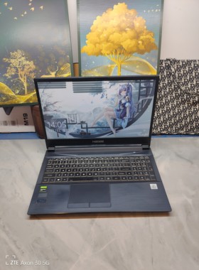 二手神舟/机械师F117-V游戏本 i7八核GTX1650Ti 4G独显三角州原神