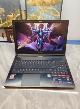 二手微星笔记本电脑游戏本 8代i7六核 6G独显CF 三角洲行动打瓦