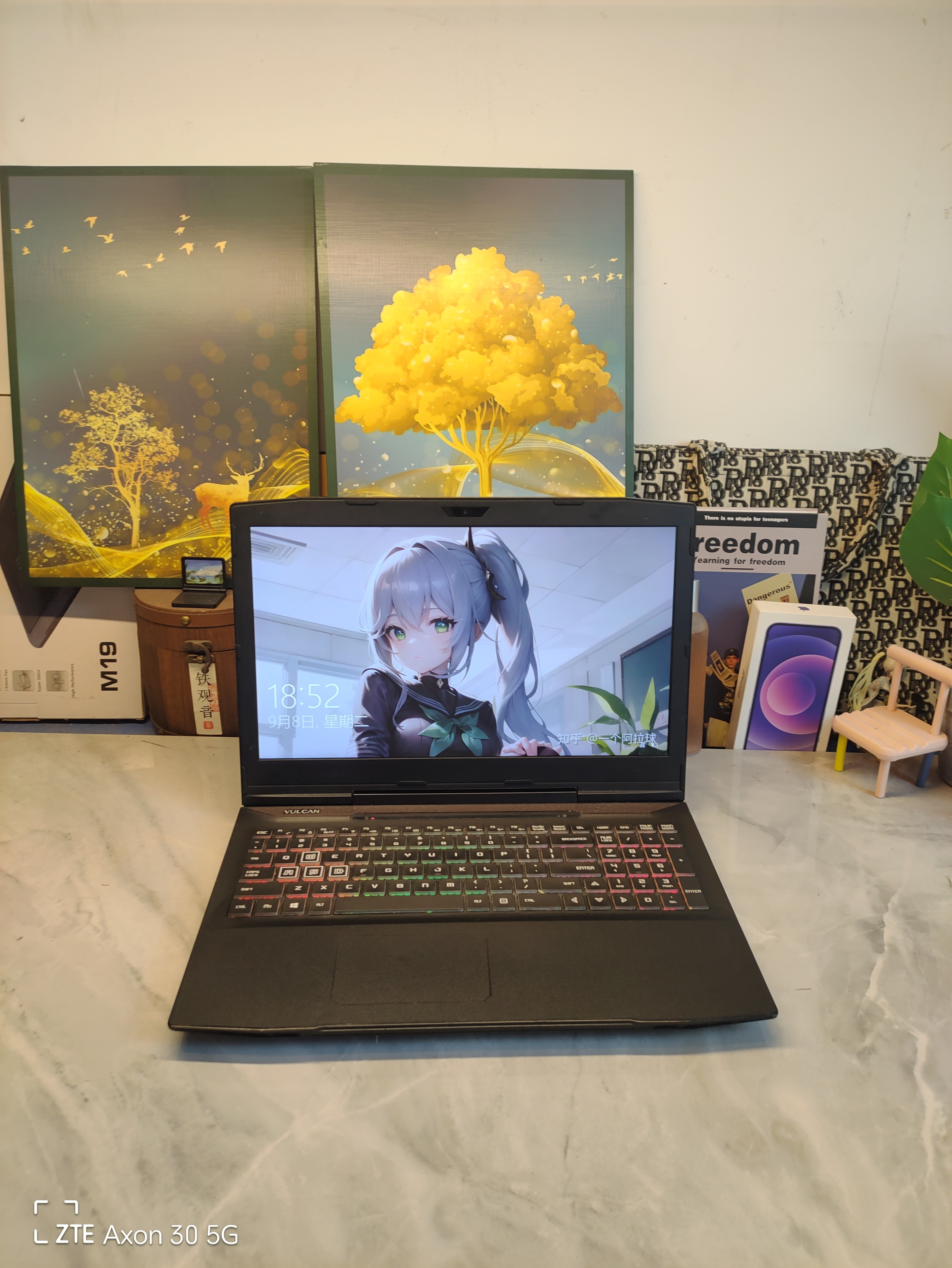 二手火影地狱火X6游戏本15.5寸大屏i7六核GTX1060 6G独显 16G内存图片