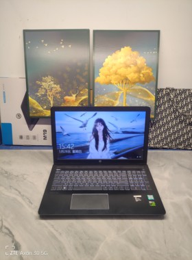 二手惠普游戏本 15.5寸大屏 7代i5四核GTX1050 2G独显