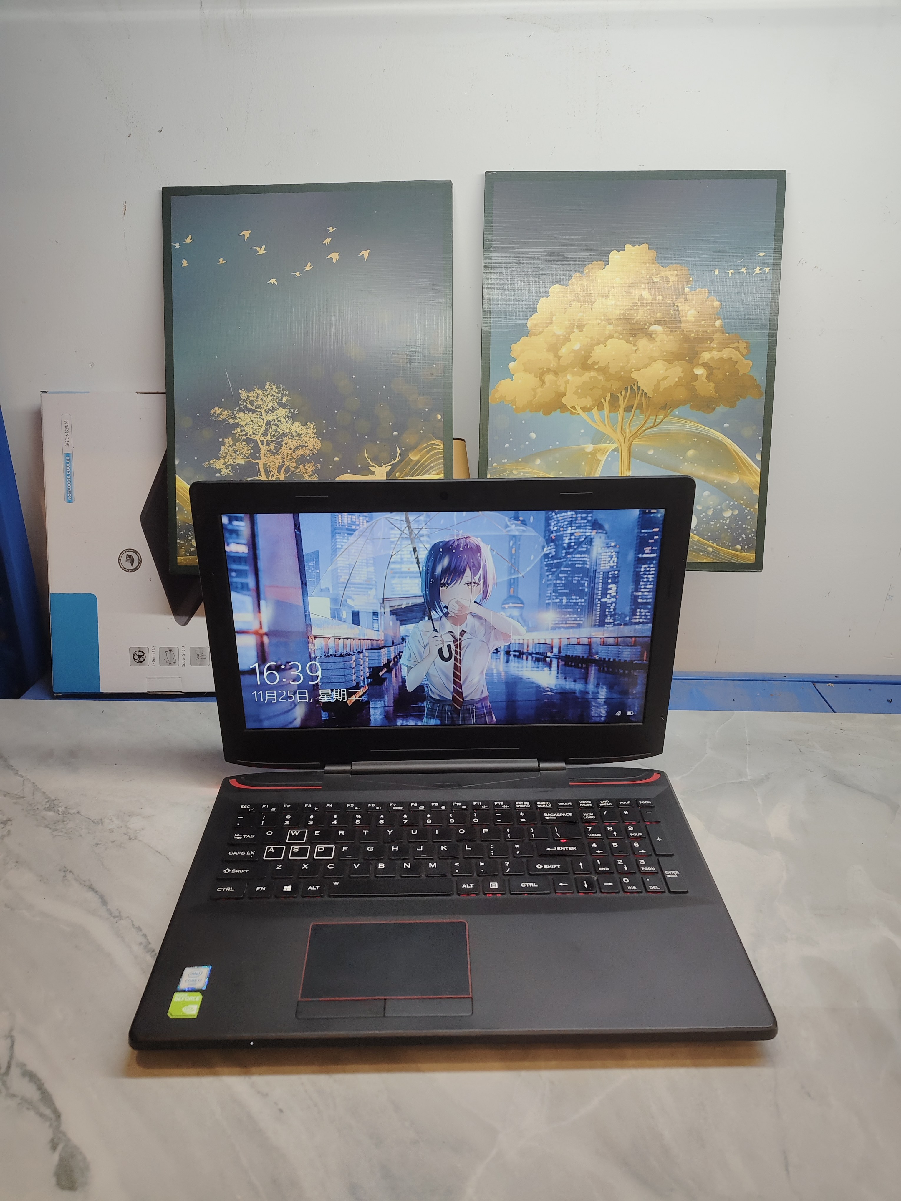 二手Aierxuan游戏本 8代i7四核+GTX1060 6G独显 畅玩打瓦无畏契约