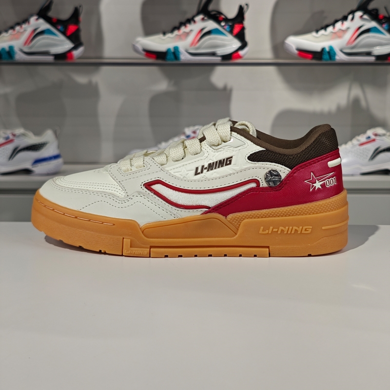 李宁防滑男子系带休闲鞋