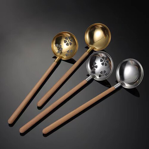 304不锈钢韩式料理迷你拉面汤勺