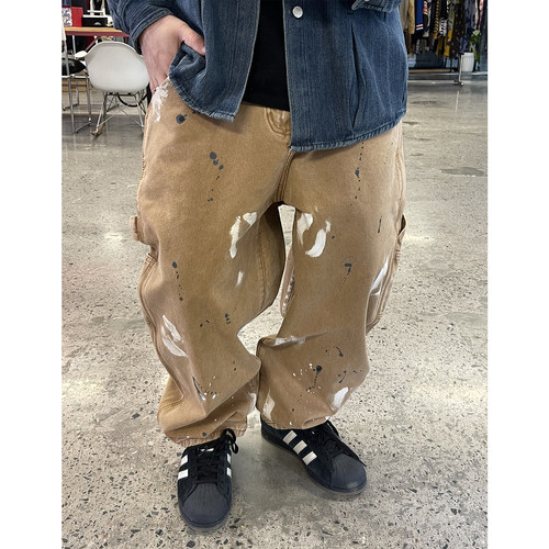 Medaigual阿苏特染泼墨工装裤