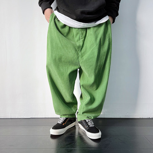 Medaigual宽松胯裆松紧腰哈伦裤