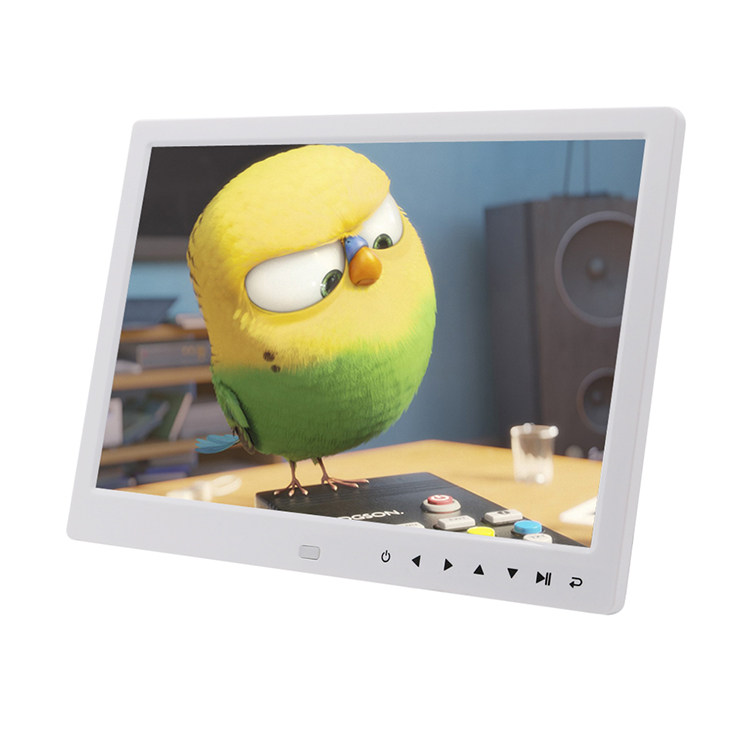 蓝图腾12寸家用多功能照片视频播放器壁挂广告机数码相框电子相册