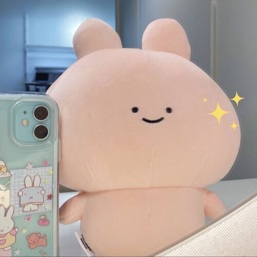 asamimi布娃娃兔子公仔孩子抱枕学校午睡毛茸茸房间装饰新年礼物