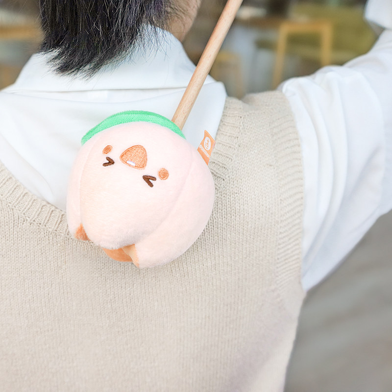 查查斯原创卡通可爱毛绒小锤子肩颈经络敲背捶背部神器休闲按摩棒
