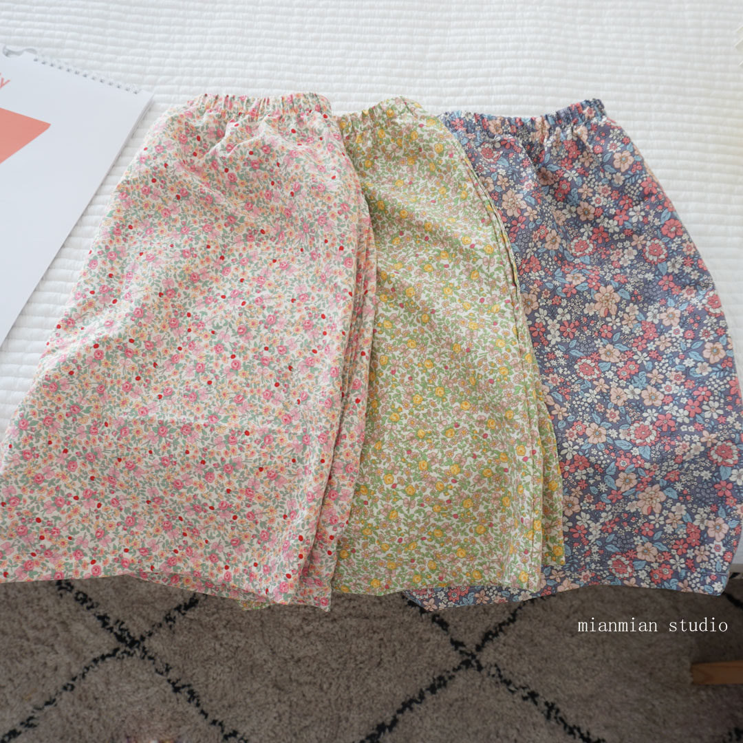 本期bi入！碎花全棉纯棉睡裤凉快透气舒服女生夏天居家薄短裤
