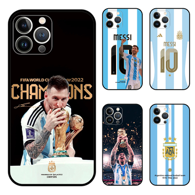 阿根廷梅西手机壳适用iPhone15promax华为mate60小米14足球vivox90苹果13荣耀80opporeno9足球手机壳定制
