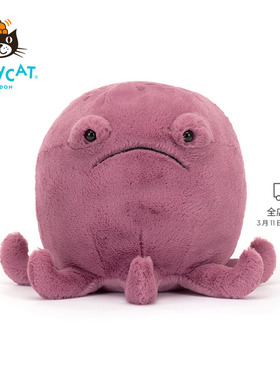 英国Jellycat翁德雷章鱼毛绒玩具玩偶娃娃紫色公仔摆件