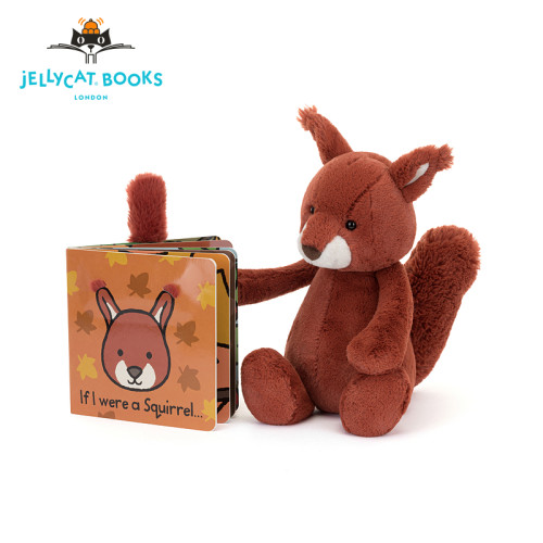 英国Jellycat《如果我是一只松鼠》童书儿童绘本陪伴礼物