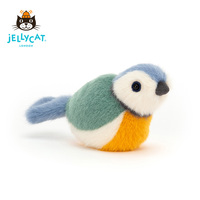 英国jELLYCAT博德林蓝山雀宝宝小鸟毛绒玩具柔软玩偶